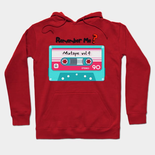 Cassette Remember Me? Music Is Life Hoodie by Barts Arts